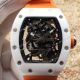 2018 Replica Richard Mille RM 11L Watch White Case Black inner Orange rubber (1)_th.JPG